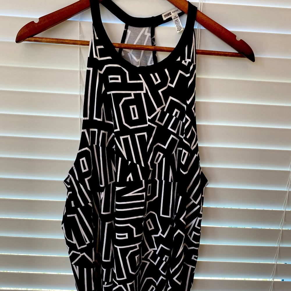 Brand new never worn black and white PINK brand